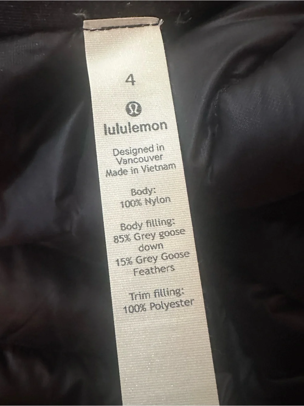 Lululemon Pack It Down Long Jacket *Shine Black 4